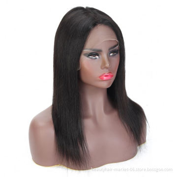 Brazilian Silky Straight Human Hair Lace Wigs Remy Straight Hair Wigs Human Hair Straight Lace Front Wigs For Black Women